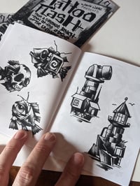 Image 3 of Tattoo Flash From a Strange Beach Town at the Edge of the Universe 