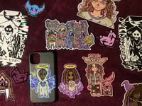 Image 2 of Soul Collector Pink "Angel" Vinyl Sticker