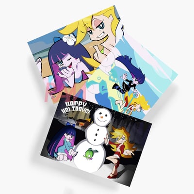 Image of Panty and Stocking Post Cards