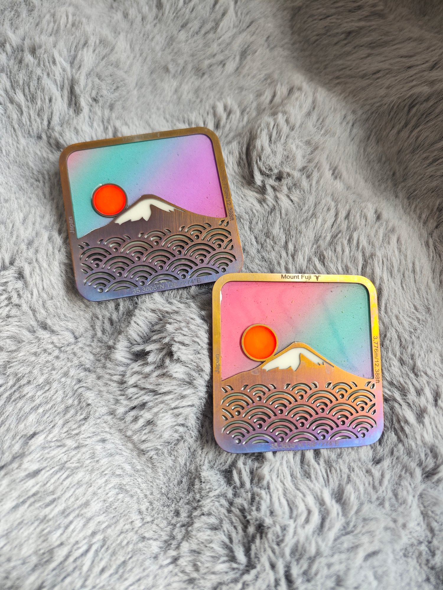 Image of Mt Fuji's starry sky