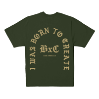 Image 2 of Army Green I Feel Like Creating T-Shirt