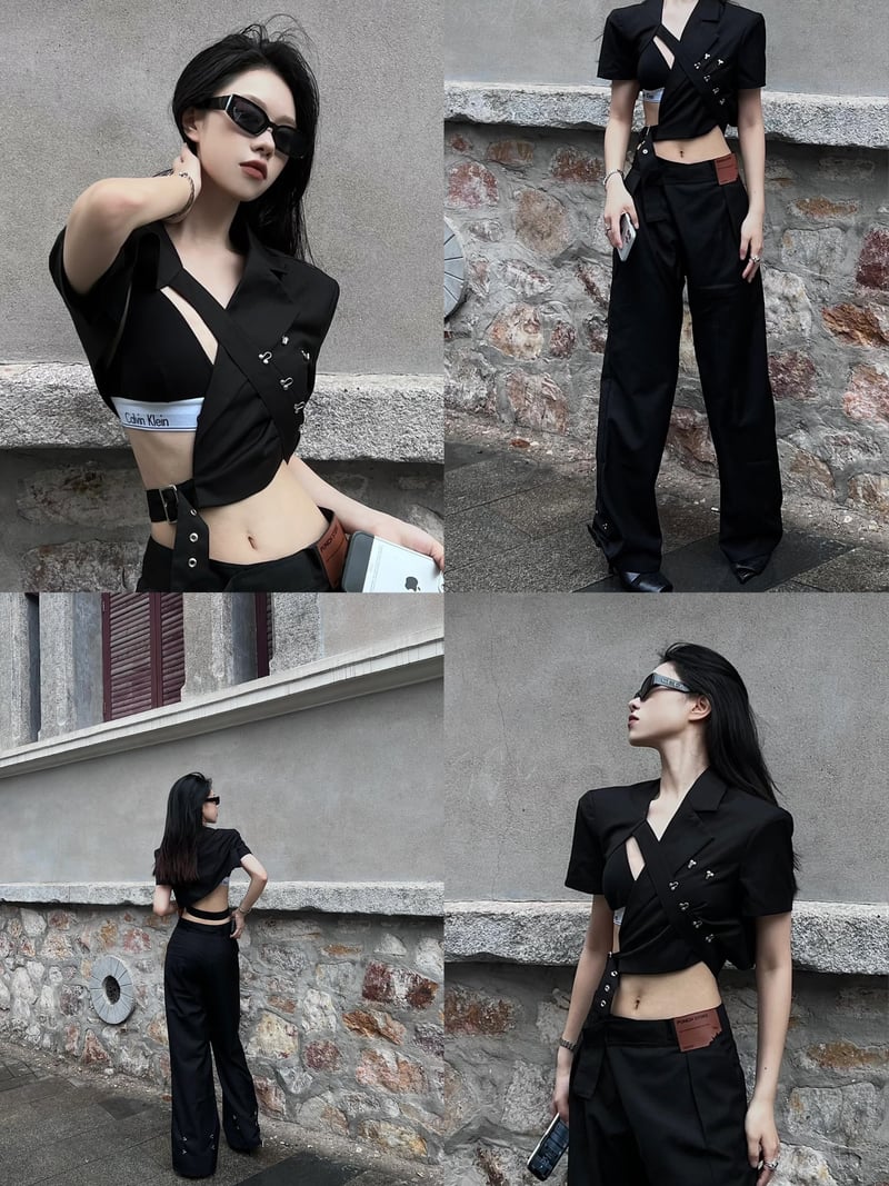 DEPOP reserve for Felix: two-piece suit with blazer and trousers