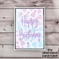 Happy Birthday - Party Hats - Birthday Card