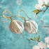 Large Keshi pearl earrings Image 2