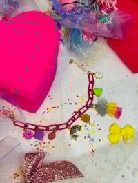 Image 2 of Rainbow Charm Bracelet 