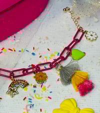 Image 5 of Rainbow Charm Bracelet 