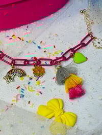 Image 6 of Rainbow Charm Bracelet 