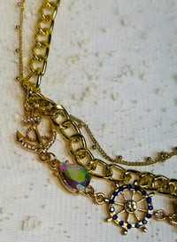 Image 3 of Anchor Charm Chain Necklace 