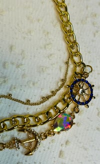 Image 5 of Anchor Charm Chain Necklace 