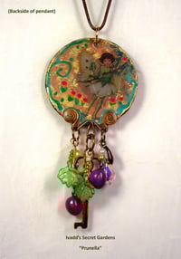 Image 2 of "Prunella" One of a kind handcrafted pendant.