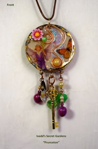 Image 1 of "Prunceton" One of a kind handcrafted pendant.