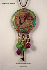 Image 2 of "Prunceton" One of a kind handcrafted pendant.