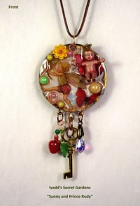 Image 1 of "Sunny and Prince Rudy" One-of-a- Kind Handcrafted Pendant.