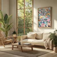 Image 3 of Champ de fleurs - Illustration 50/65cm