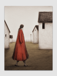 Image 1 of Illustration Art - The Houses By The Promenade