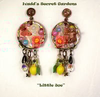 Image 1 of "Little Joe" One of a kind handcrafted earrings.