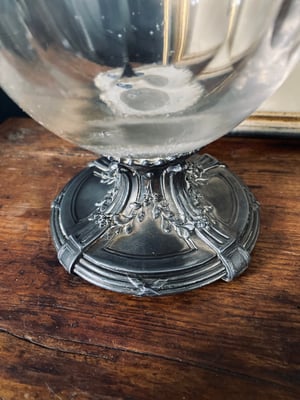 Image of Aiguière en cristal et étain massif // XIXème siècle