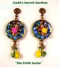 Image 1 of "The Fritt Twins" One of a kind handcrafted earrings.