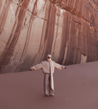 Image 3 of Keffiyeh Hoodie SAND