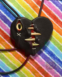 Image 1 of Black Heart Bolo Tie