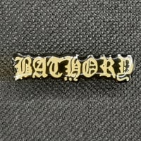 Bathory logo pin