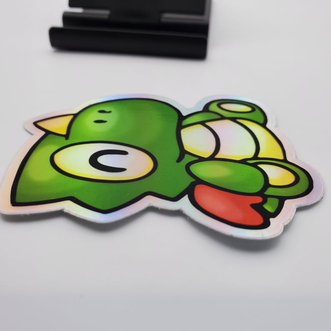 (Sticker) Holographic PC Engine Coryoon