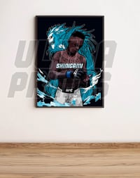 "Shinigami Style" Adesanya UFC 243 - A3 Framed