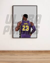 Lebron James A3 Framed