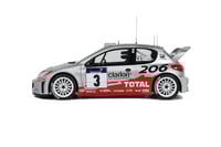 Image 3 of OttOmobile - 1/18 Peugeot 206 WRC Panizzi Tour De Corse 2002 - OT1085