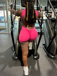Image 3 of  PINK MAGA Backless Short Bodysuit 