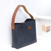 Image 2 of One-off 3-panel Tote in navy