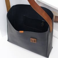 Image 5 of One-off 3-panel Tote in navy