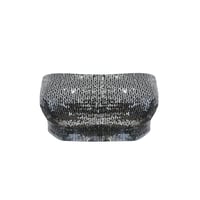 Image 2 of SILVER SEQUIN BANDEAU BRA