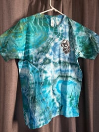 MEDIUM Blue/Green Tie Dye