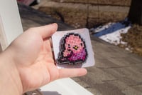 Image 1 of Kawaii Cross stitch Cockatiel pin