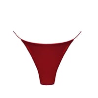 Image 1 of CHERRY SATIN BIKINI BOTTOM