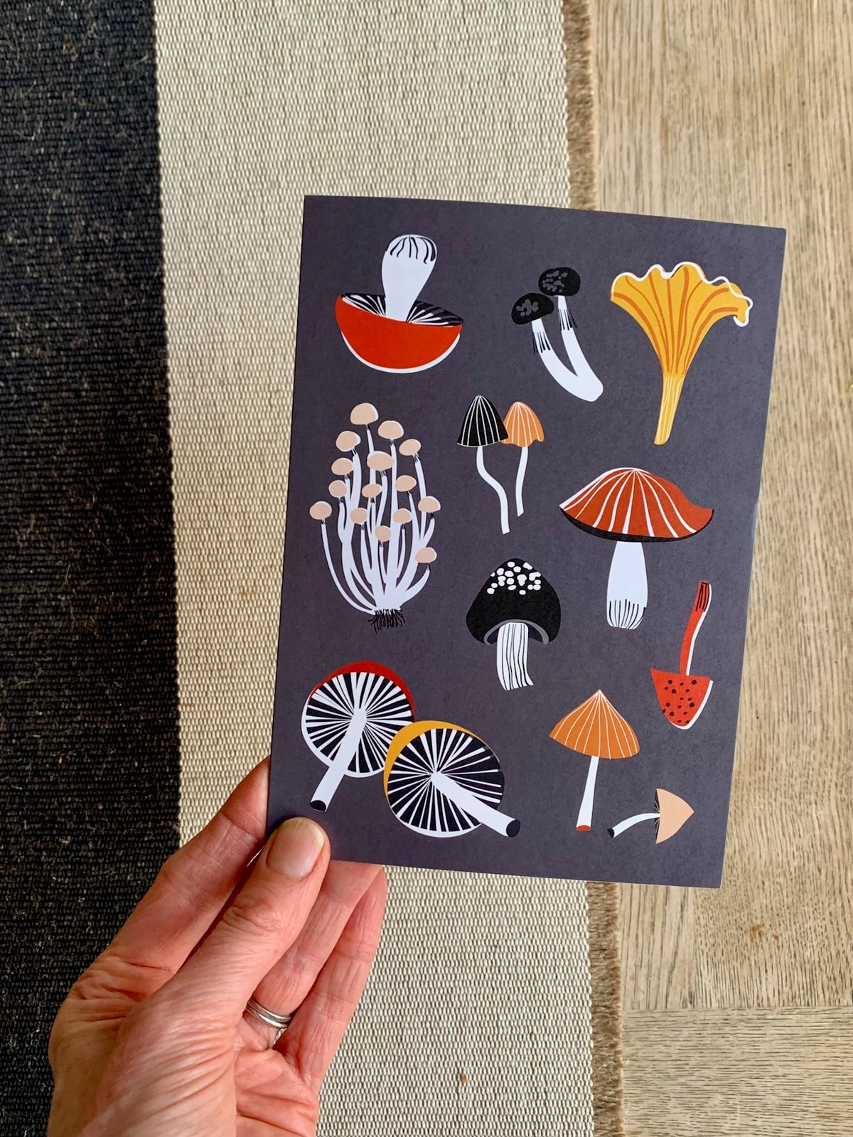 Mushroom/ Fungi Greetings Card