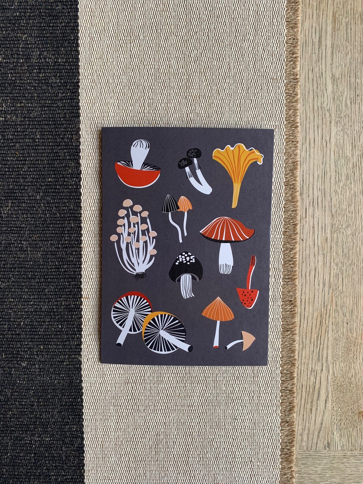 Mushroom/ Fungi Greetings Card