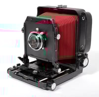 Image 3 of Toyo 45AR 4X5 Camera w/ 135mm + 90mm Schneider lenses + Holders + NEW BELLOWS #5827