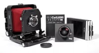 Image 1 of Toyo 45AR 4X5 Camera w/ 135mm + 90mm Schneider lenses + Holders + NEW BELLOWS #5827