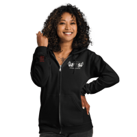 Image 5 of Verloren Heavy zip Hoodie