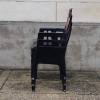 Image 2 of Lot de 3 fauteuils de jardin modèle Boston de Pierre Paulin pour Stamp