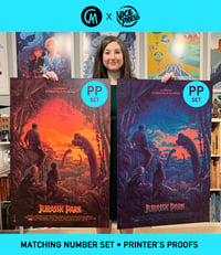 Image of JURASSIC PARK - LITHOGRAPHS - PP SET - 24x36