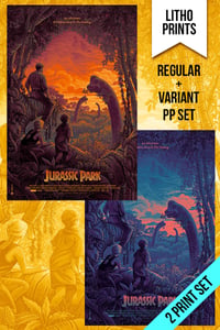 Image of JURASSIC PARK - LITHOGRAPHS - PP SET - 24x36