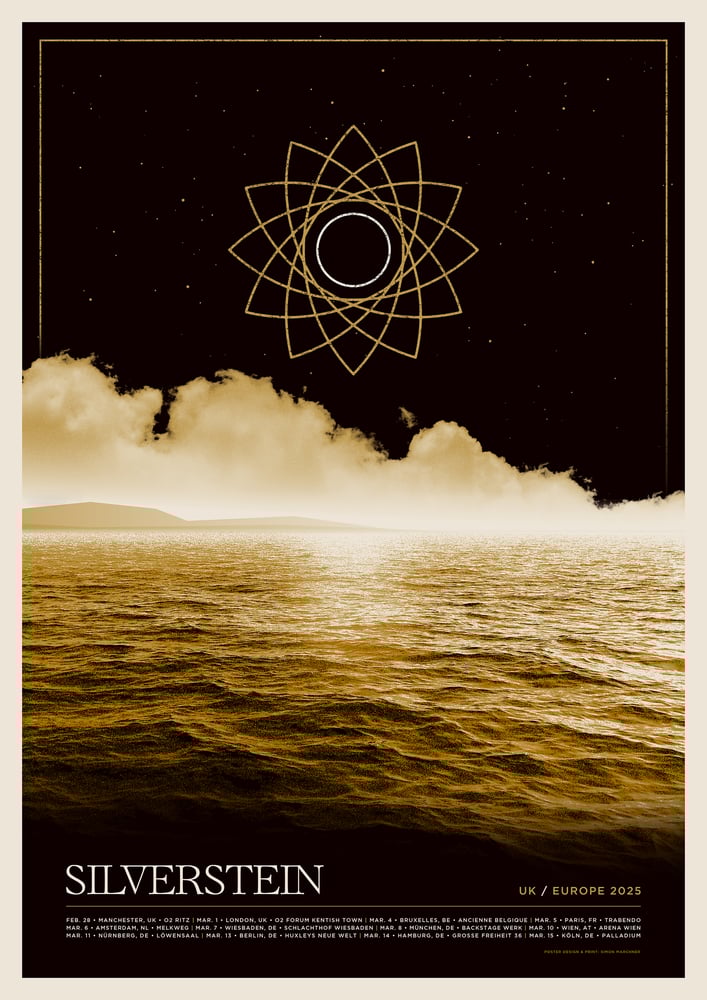 Image of Silverstein | UK / Europe 2025 Screenprint