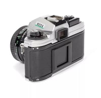 Image 4 of Nikon FG-20 35mm SLR Film Camera (chrome) with 28mm F2.8 wide angle lens #9224
