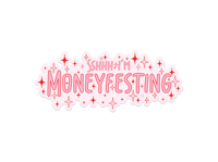 Image 2 of Sshhh I'm Moneyfesting Die Cut Vinyl Sticker