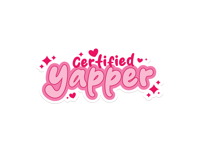 Image 2 of Certified Yapper Die Cut Vinyl Sticker