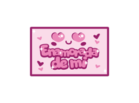 Image 2 of Enamorada De Mi Die Cut Vinyl Sticker