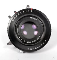 Image 2 of Nikon Apo Nikkor 360mm F9 Lens in custom Copal #3 shutter #5880 covers 8X10